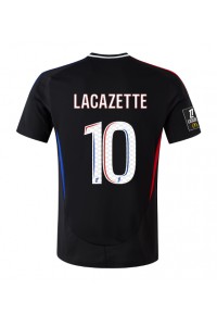 Olympique Lyonnais Alexandre Lacazette #10 Jalkapallovaatteet Vieraspaita 2024-25 Lyhythihainen